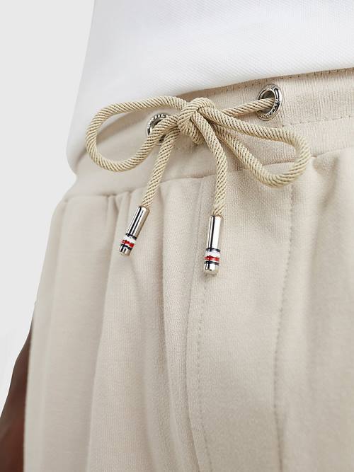 Tommy Hilfiger 1985 Essential Stretch Joggers Moški Hlače Bež | TH456QTY