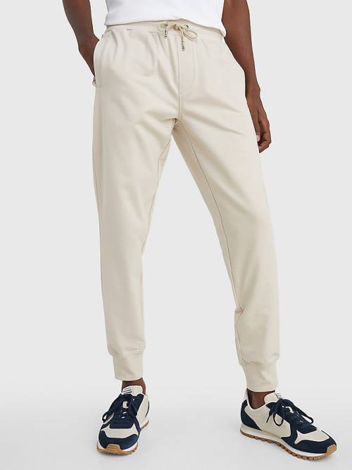 Tommy Hilfiger 1985 Essential Stretch Joggers Moški Hlače Bež | TH456QTY