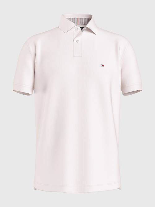 Tommy Hilfiger 1985 Essential TH Flex Moški Polo Majica Roza | TH418VMJ