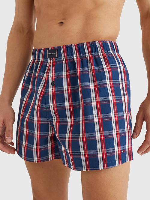 Tommy Hilfiger 2-Pack Logo Patch Boxer Shorts Moški Spodnje Perilo Rjav | TH817LIY