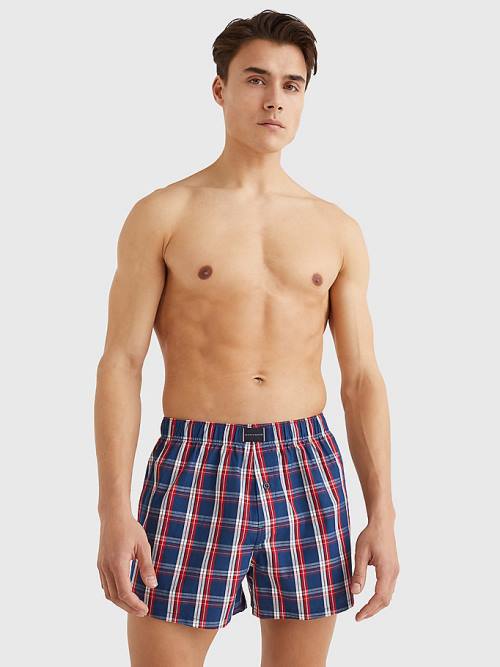 Tommy Hilfiger 2-Pack Logo Patch Boxer Shorts Moški Spodnje Perilo Rjav | TH817LIY