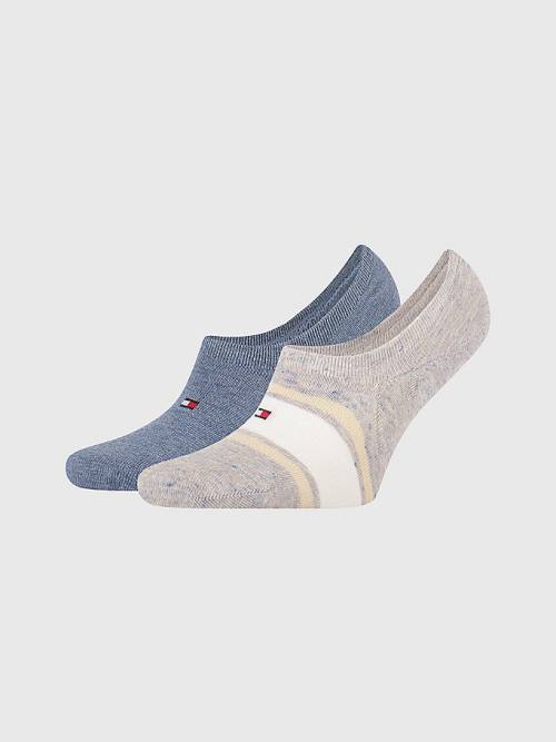 Tommy Hilfiger 2-Pack Multicolour Footie Moški Nogavice Bež | TH057SIU