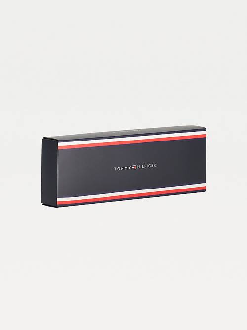 Tommy Hilfiger 3-Pack Gift Box Stripe Moški Nogavice Modra | TH536AWG