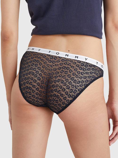 Tommy Hilfiger 3-Pack Lace Logo Waistband Briefs Ženske Spodnje Perilo Multi | TH813NQK