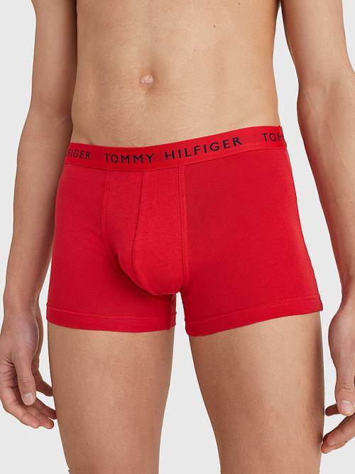 Tommy Hilfiger 3-Pack Logo Waistband Trunks Moški Spodnje Perilo Bela | TH237TXV