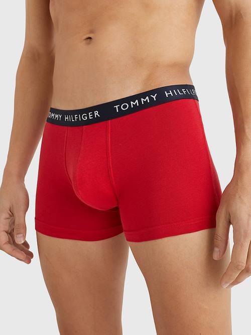 Tommy Hilfiger 3-Pack Logo Waistband Trunks Moški Spodnje Perilo Vijolična | TH251HVC