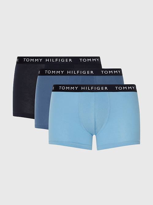 Tommy Hilfiger 3-Pack Logo Waistband Trunks Moški Spodnje Perilo Rumena | TH270OJM