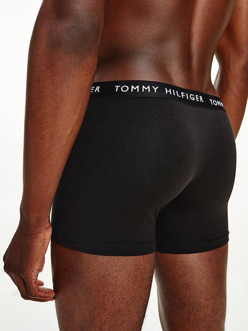 Tommy Hilfiger 3-Pack Logo Waistband Trunks Moški Spodnje Perilo Oranžna | TH387YGR