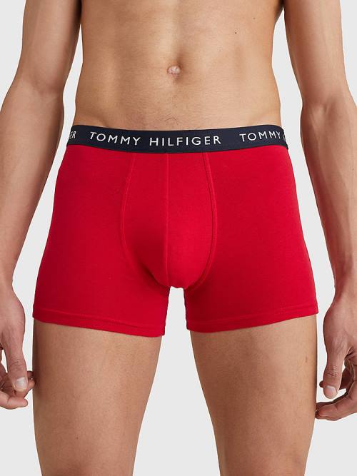 Tommy Hilfiger 3-Pack Logo Waistband Trunks Moški Spodnje Perilo Rumena | TH890TRJ