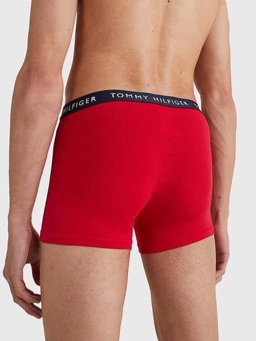 Tommy Hilfiger 3-Pack Logo Waistband Trunks Moški Spodnje Perilo Rumena | TH890TRJ