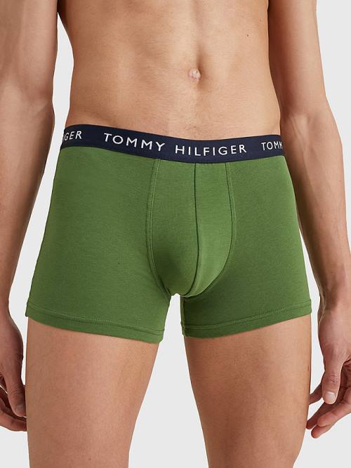 Tommy Hilfiger 3-Pack Logo Waistband Trunks Moški Spodnje Perilo Rumena | TH890TRJ