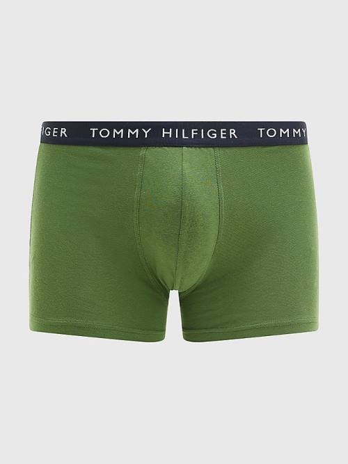 Tommy Hilfiger 3-Pack Logo Waistband Trunks Moški Spodnje Perilo Rumena | TH890TRJ