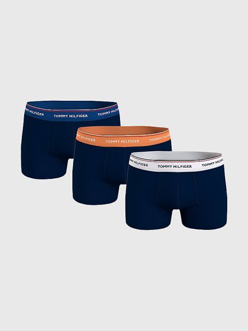 Tommy Hilfiger 3-Pack Premium Essential Trunks Moški Spodnje Perilo Rjav | TH762WUH