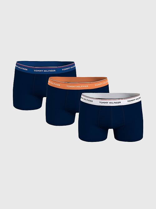 Tommy Hilfiger 3-Pack Premium Essential Trunks Moški Spodnje Perilo Rjav | TH863SJG