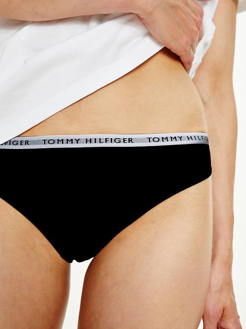 Tommy Hilfiger 3-Pack Recycled Cotton Briefs Ženske Spodnje Perilo Rjav | TH713UPS