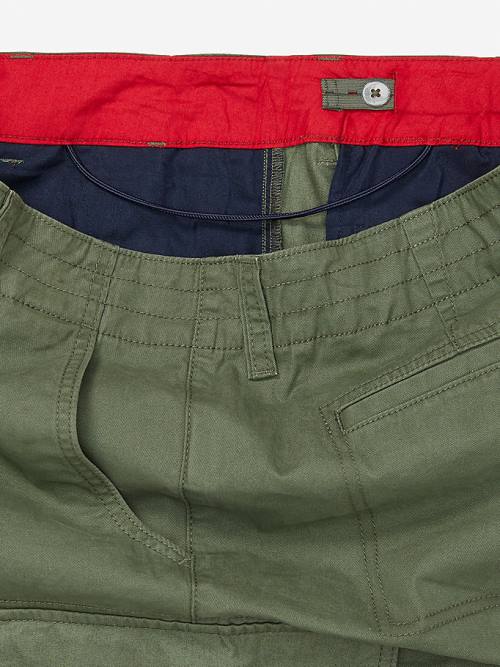 Tommy Hilfiger Adaptive Cargo Moški Kratke Hlače Zelena | TH624EOQ