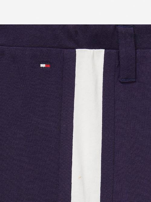 Tommy Hilfiger Adaptive Flag Leggings Dekleta Hlače Modra | TH901DVT