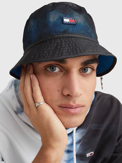 Tommy Hilfiger Adventure Reversible Bucket Moški Kapa Črna | TH431VNR