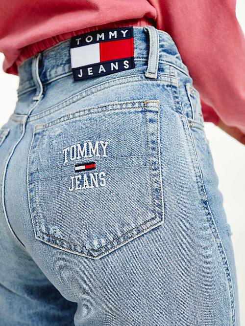 Tommy Hilfiger Betsy Mid Rise Straight Hemp Ženske Kavbojke Denim | TH507QXS