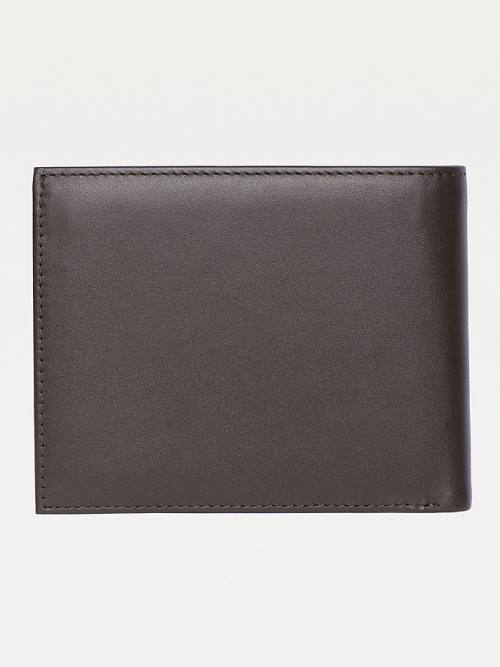 Tommy Hilfiger Bifold Leather Moški Denarnice Rjav | TH259SXJ