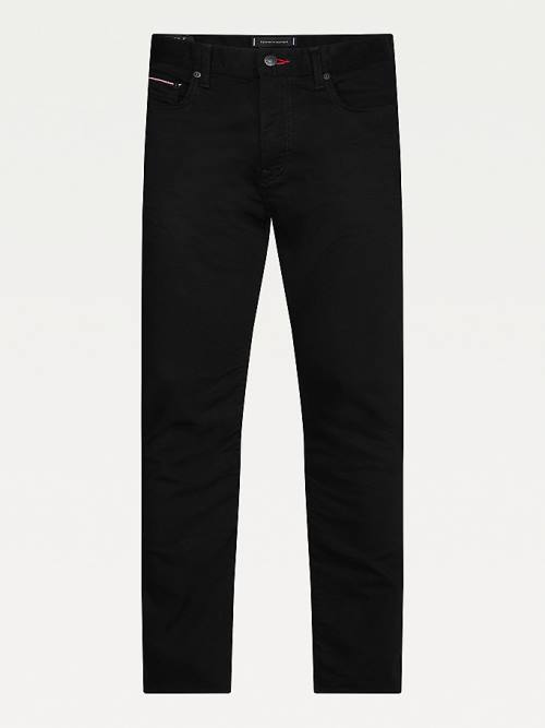 Tommy Hilfiger Bleecker Slim Black Moški Kavbojke Denim | TH019NTJ