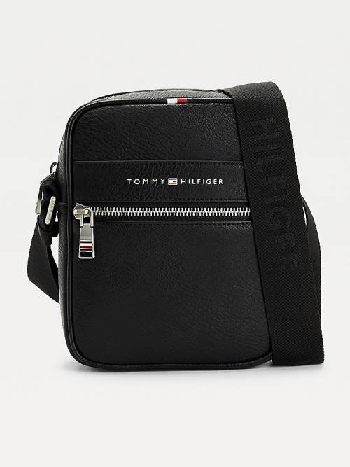 Tommy Hilfiger Casual Small Reporter Moški Torbice Črna | TH063UVC