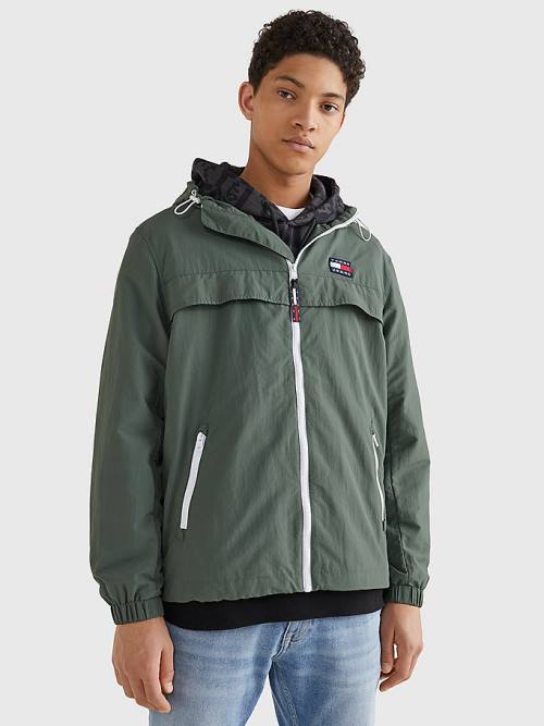 Tommy Hilfiger Chicago Windbreaker Moški Jakne Zelena | TH594DLI