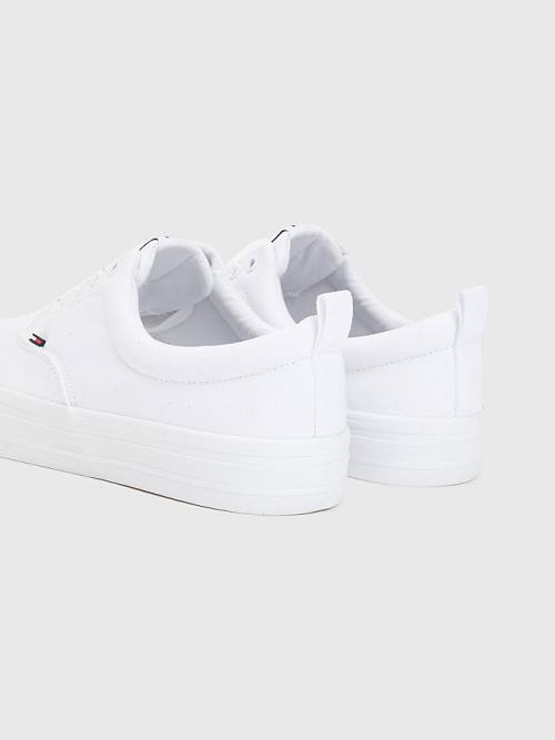 Tommy Hilfiger Classics Low-Top Moški Superge Bela | TH627RAG