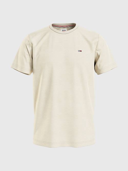 Tommy Hilfiger Classics Organic Cotton Moški Majice Bež | TH502LER