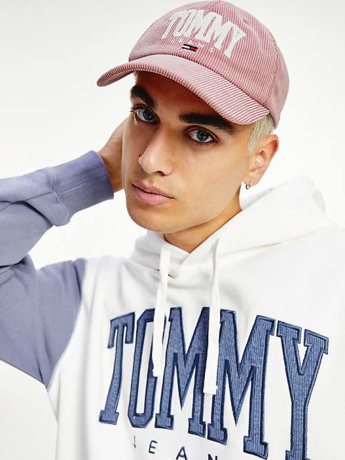 Tommy Hilfiger College Baseball Cap Moški Kapa Roza | TH870XWH