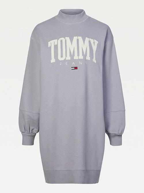 Tommy Hilfiger College Sweatshirt Ženske Obleke Vijolična | TH620YVH