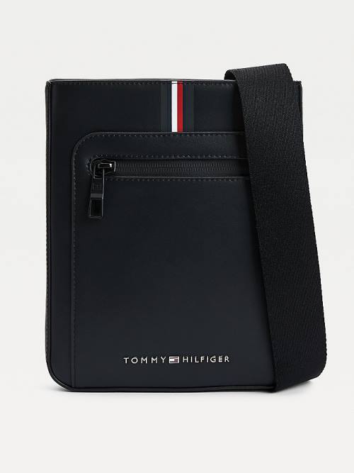 Tommy Hilfiger Commuter Small Crossover Moški Torbice Črna | TH703VUP