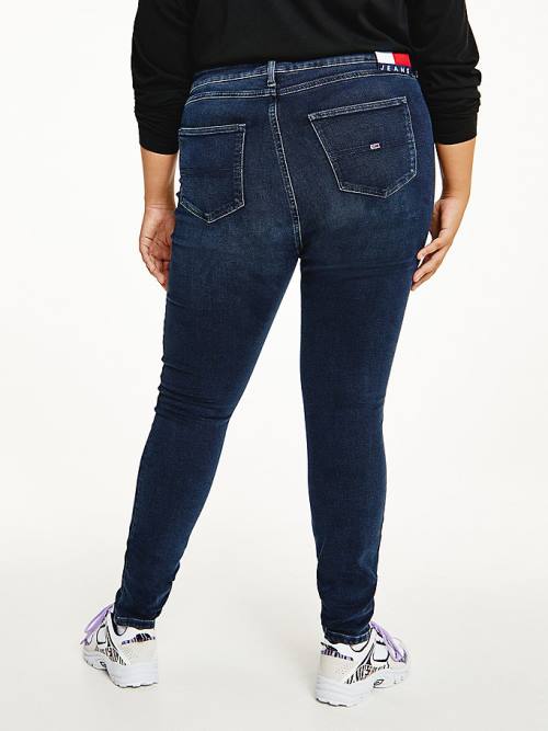 Tommy Hilfiger Curve Melany Ultra-High Rise Super-Skinny Power Stretch Ženske Kavbojke Denim | TH106GUK