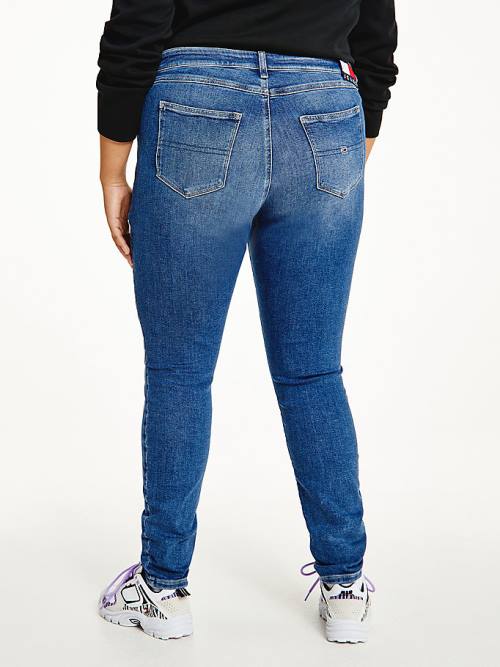 Tommy Hilfiger Curve Melany Ultra High Rise Super Skinny Ženske Kavbojke Denim | TH708ZHR