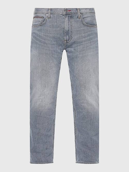 Tommy Hilfiger Denton Straight Faded Moški Kavbojke Denim | TH230HJO