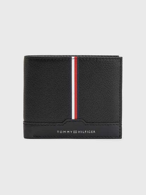 Tommy Hilfiger Downtown Card And Coin Moški Denarnice Črna | TH576CHO