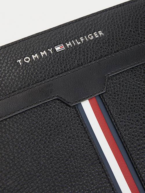 Tommy Hilfiger Downtown Metal Logo Washbag Moški Torbice Črna | TH208IKN