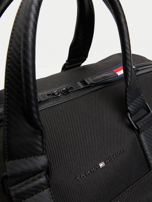 Tommy Hilfiger Elevated Modern Weekender Moški Torbice Črna | TH951RME