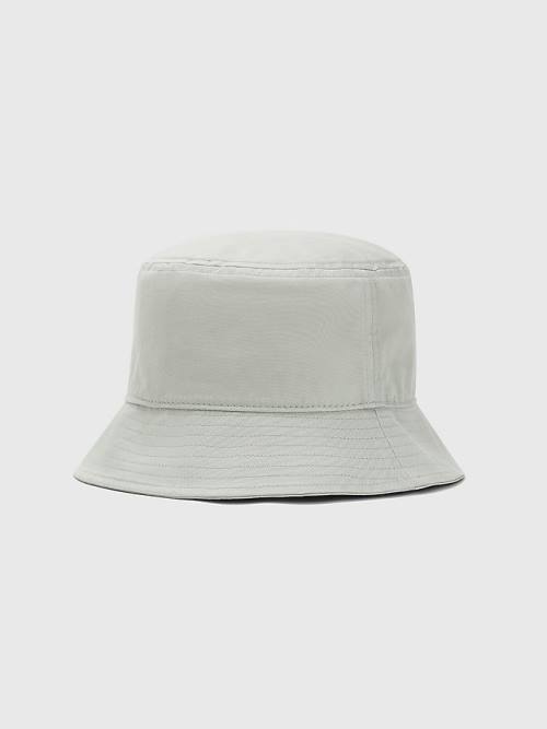 Tommy Hilfiger Embroidery Bucket Moški Kapa Siva | TH734WNF