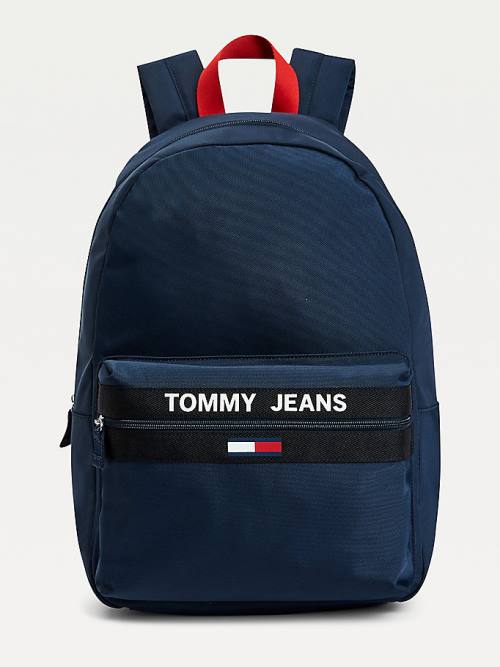 Tommy Hilfiger Essential Contrast Handle Backpack Moški Torbice Modra | TH421CPU