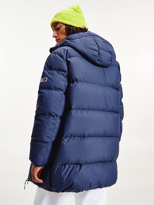 Tommy Hilfiger Essential Down Parka Moški Jakne Modra | TH549ABG