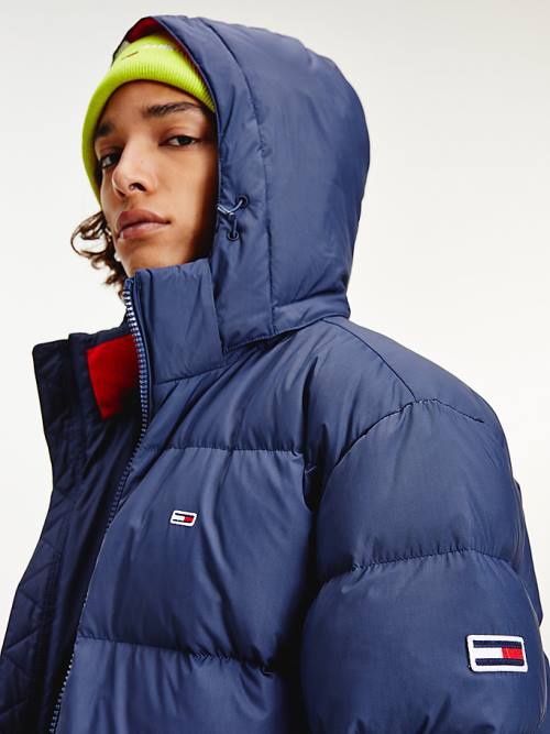 Tommy Hilfiger Essential Down Parka Moški Jakne Modra | TH549ABG