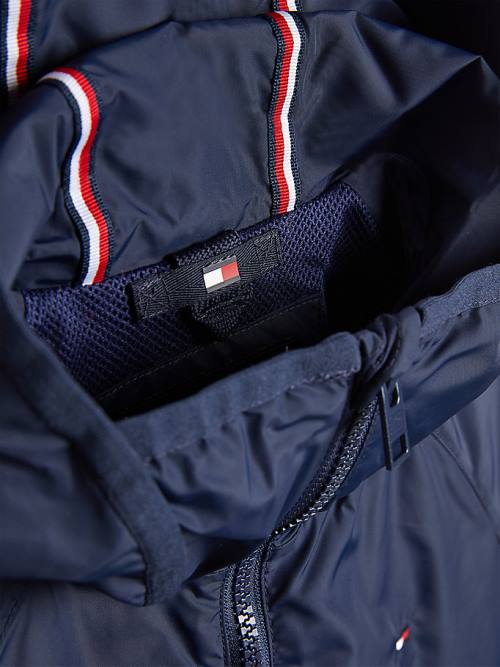 Tommy Hilfiger Essential Hooded Dekleta Jakne Modra | TH185EJF