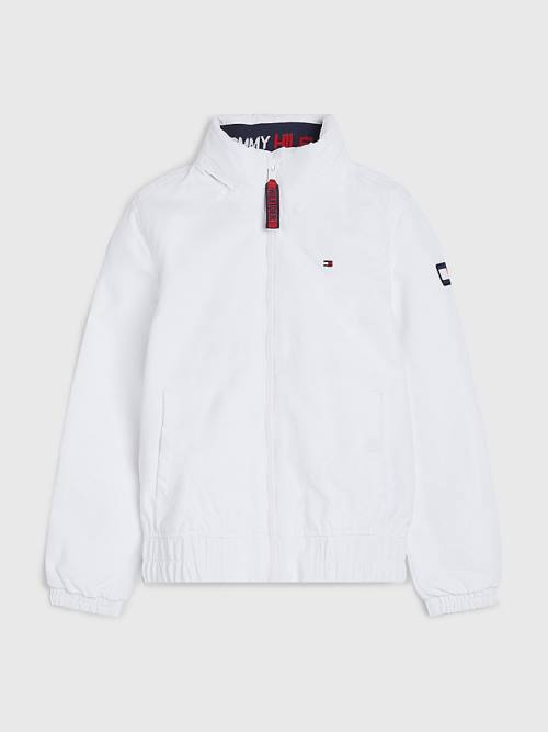 Tommy Hilfiger Essential Hooded Fantje Jakne Bela | TH653PGT