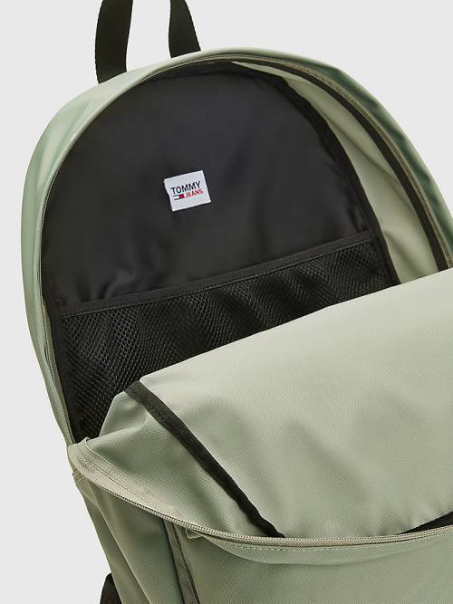 Tommy Hilfiger Essential Logo Backpack Moški Torbice Siva | TH903YKI