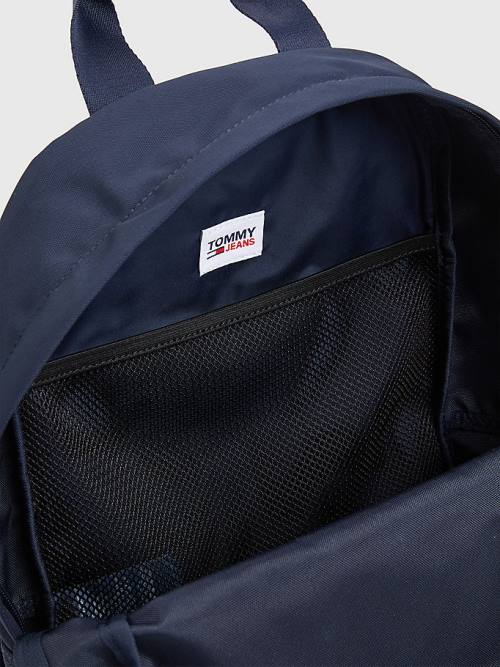 Tommy Hilfiger Essential Logo Backpack Ženske Torbice Modra | TH071VEL