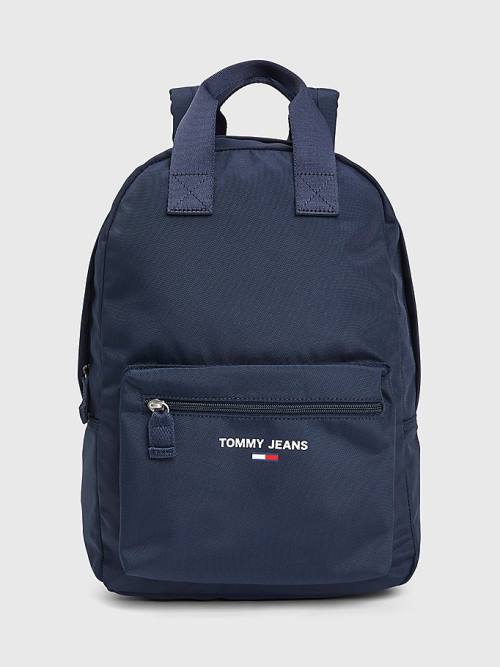 Tommy Hilfiger Essential Logo Backpack Ženske Torbice Modra | TH071VEL