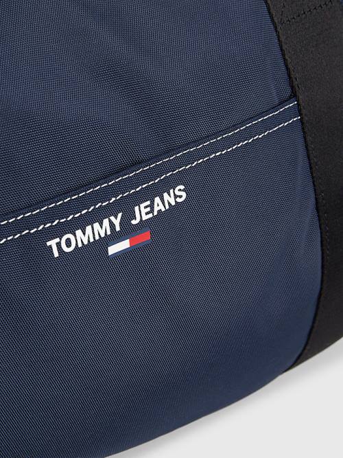 Tommy Hilfiger Essential Logo Duffle Moški Torbice Modra | TH235RJW