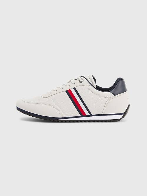 Tommy Hilfiger Essential Mesh Signature Tape Moški Superge Siva | TH127BAP