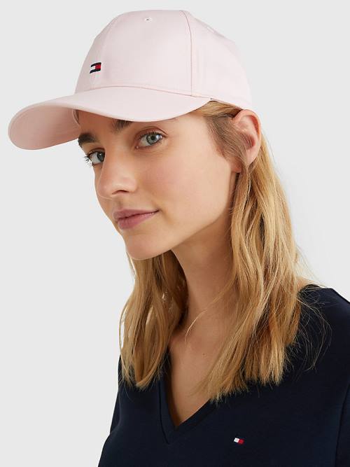 Tommy Hilfiger Essential Organic Cotton Flag Cap Ženske Kapa Roza | TH627FAK